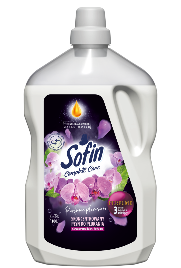 Opakowanie płytu SOFIN COMPLETE CARE&PERFUME o zapachu Perfume Pleasure
