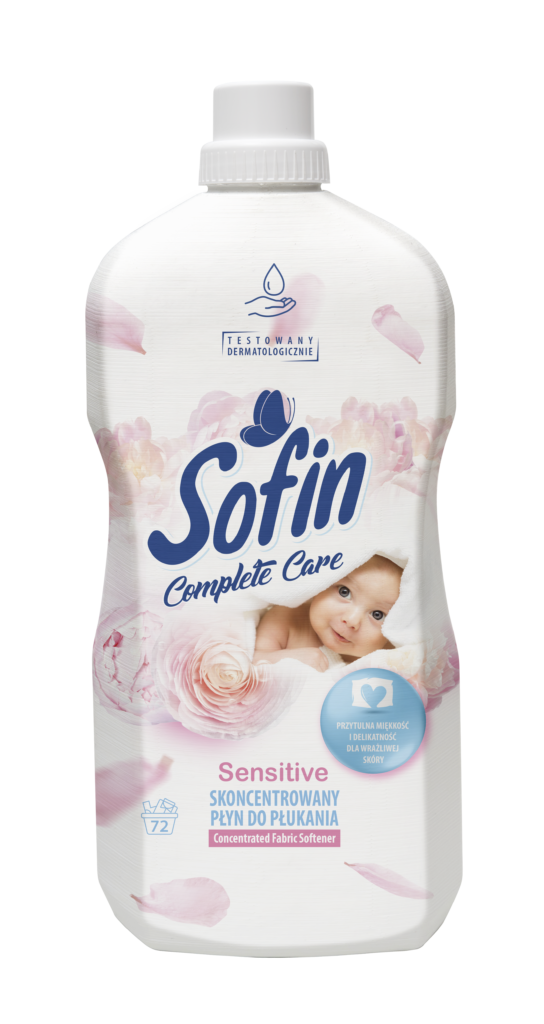 The package of liquid SOFIN COMPLETE CARE Sensitive