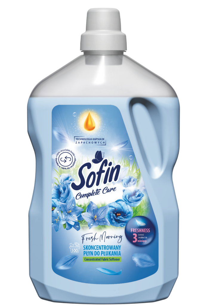 Opakowanie płytu SOFIN COMPLETE CARE&FRESHNESS o zapachu Fresh Morning