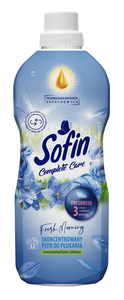 Opakowanie płynu SOFIN COMPLETE CARE&FRESHNESS o zapachu Fresh Morning